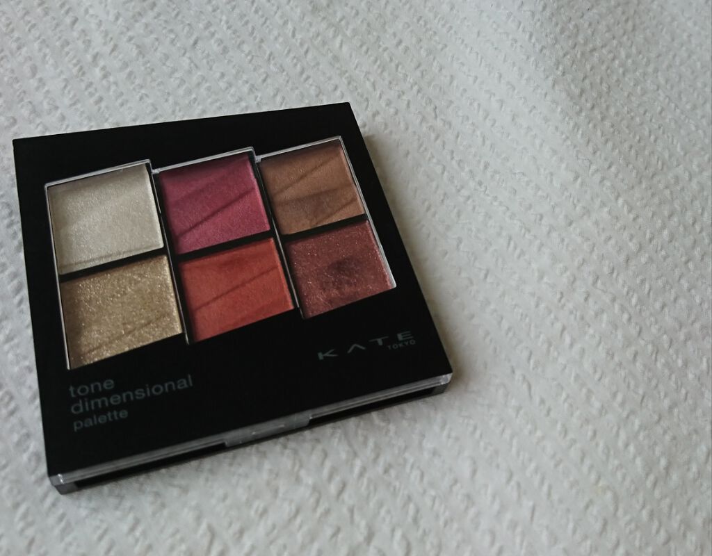 トーンディメンショナルパレット EX-1 レッドブラウン系/KATE/メイクアップキットを使ったクチコミ（1枚目）