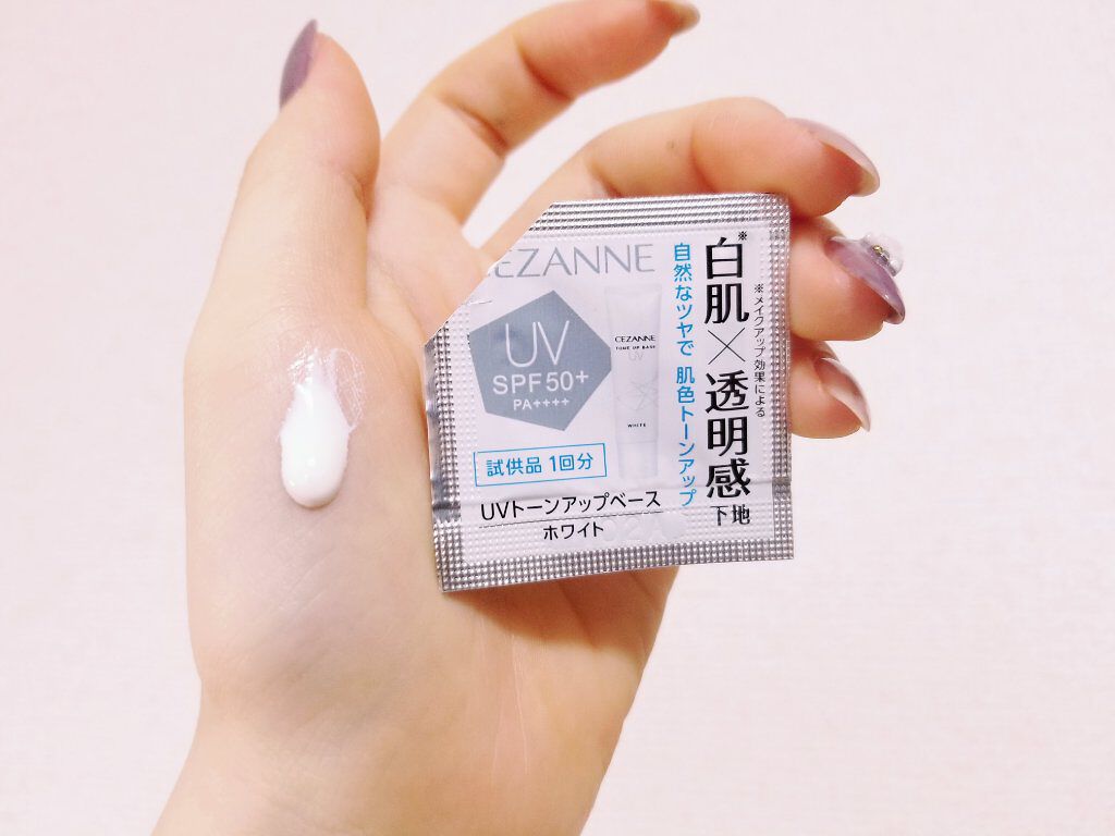 UVトーンアップベース/CEZANNE/化粧下地を使ったクチコミ(2枚目)