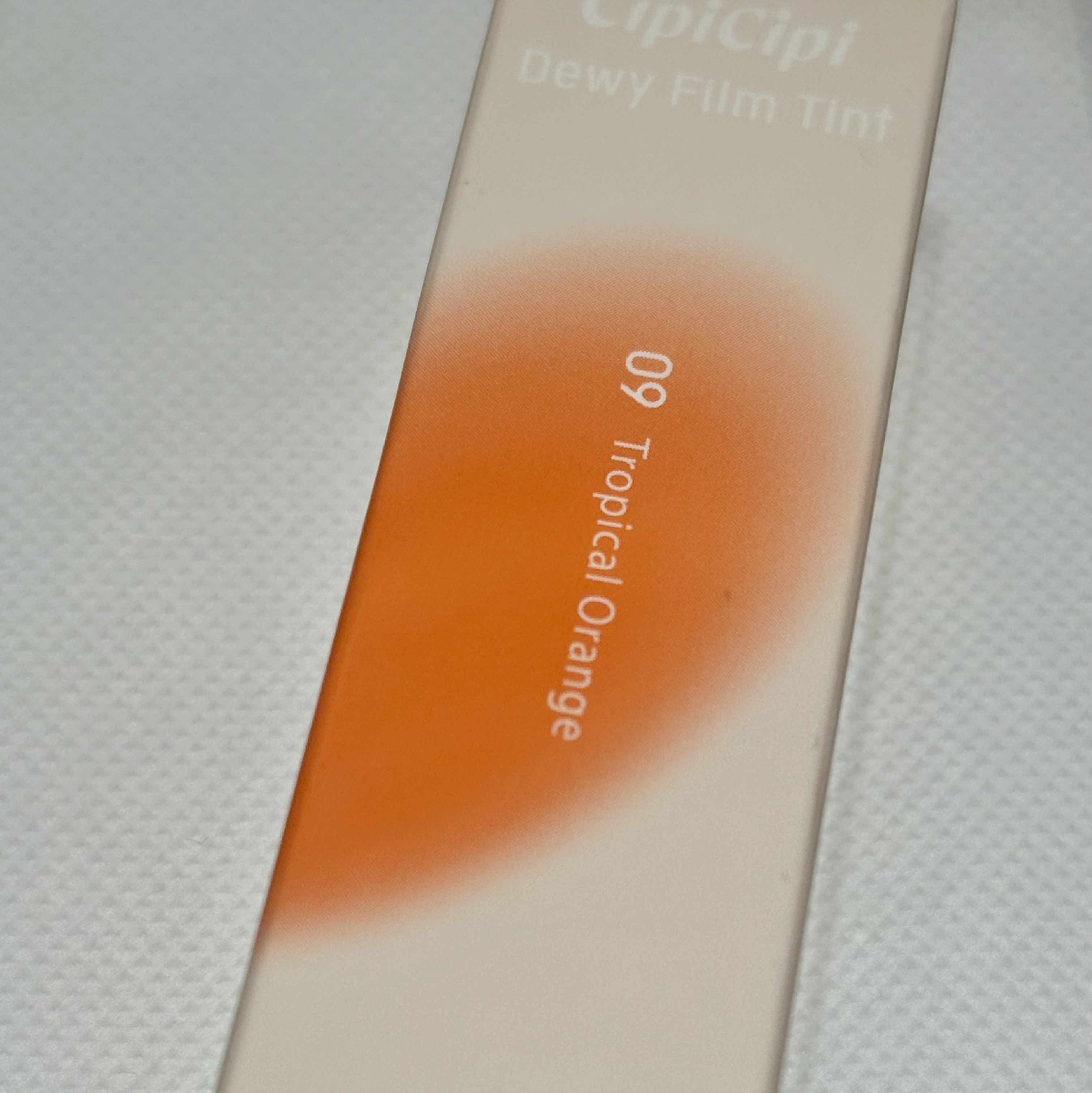デューイフィルムティント 09 トロピカルオレンジ/CipiCipi/リップティントを使ったクチコミ（2枚目）