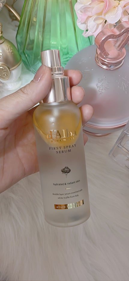 ダルバ ホワイトトリュフファーストスプレーセラム/ダルバ/ミスト状化粧水を使ったクチコミ(5枚目)