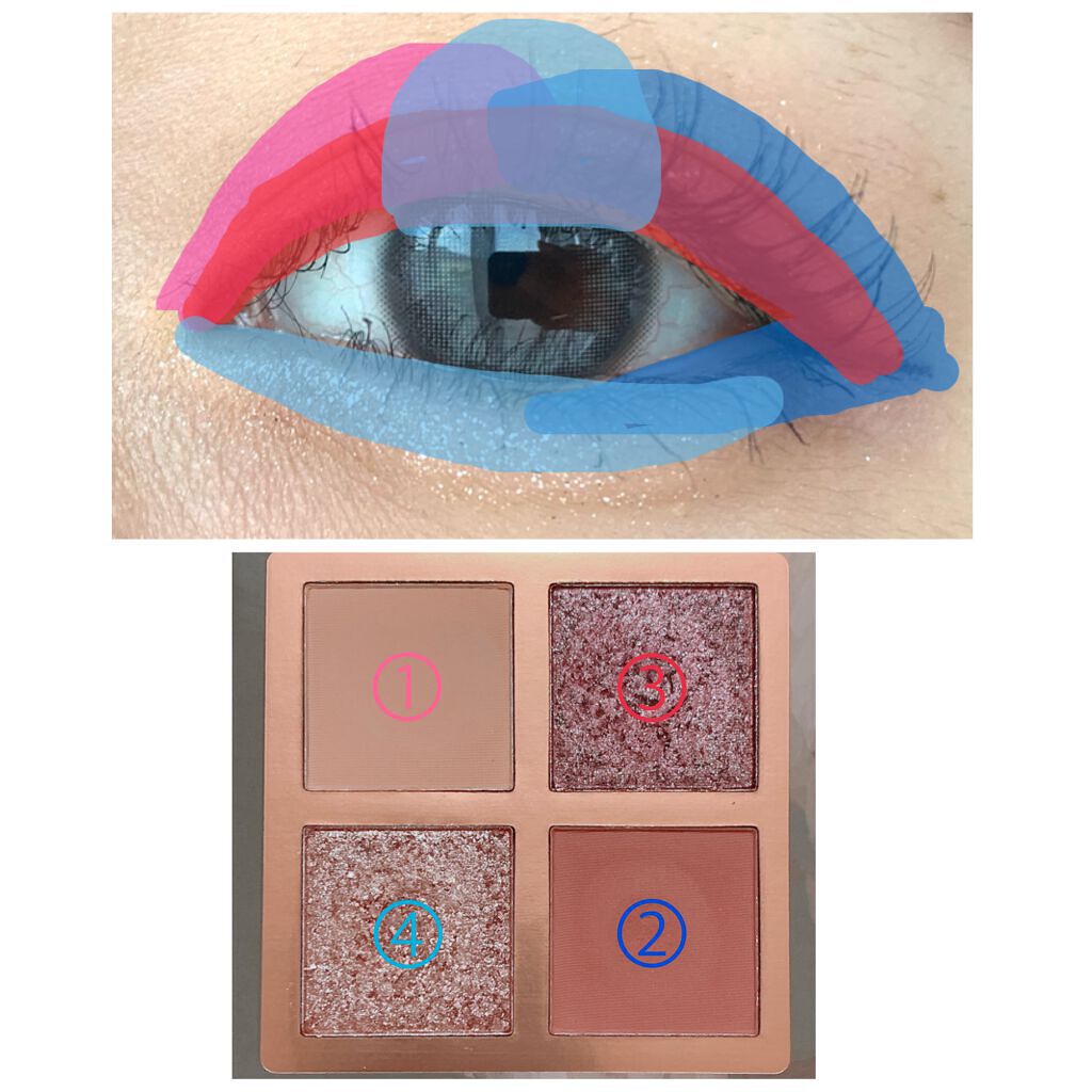 Venus Marble アイシャドウキャットシリーズ/Venus Marble/アイシャドウパレットを使ったクチコミ(4枚目)