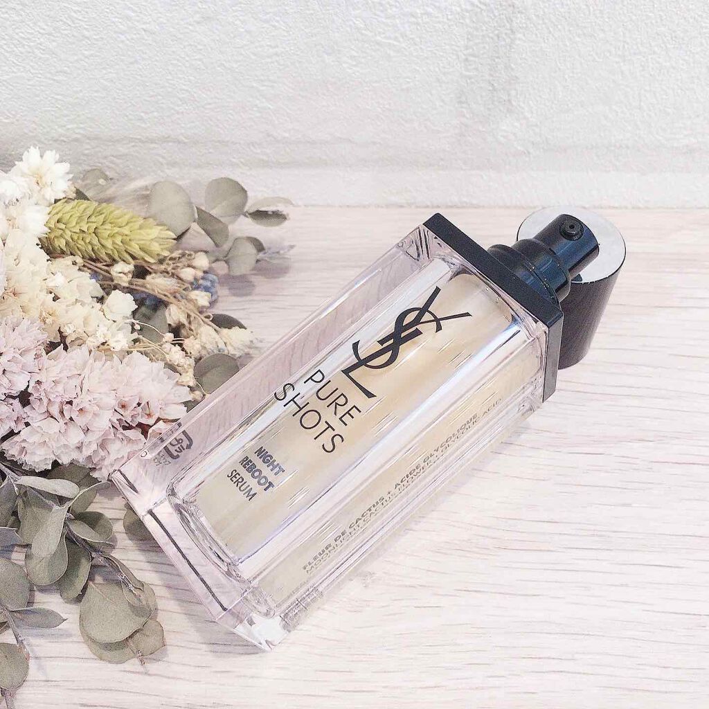 ピュアショット ナイト リチャージセラム/YVES SAINT LAURENT BEAUTE/美容液を使ったクチコミ(4枚目)