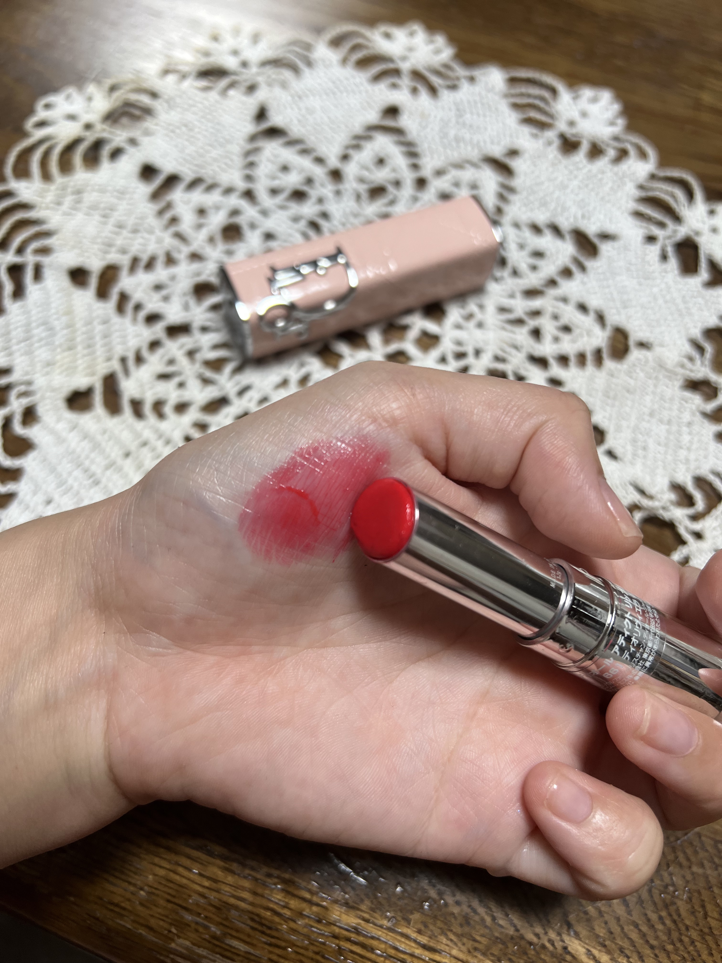 ディオール アディクト リップスティック 661ディオリヴィエラ/Dior/口紅を使ったクチコミ（2枚目）