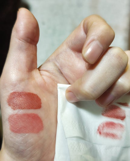 リキッドマットティント/coou/リップティントを使ったクチコミ(4枚目)