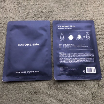 アクアモイストカーミングマスク/CAROME. Skin/シートマスク・パックを使ったクチコミ(2枚目)