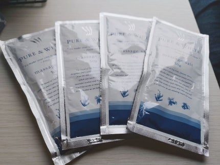 マッサージソルト(ピュア&ホワイト)/デイリーディライト/マッサージクリームを使ったクチコミ(1枚目)