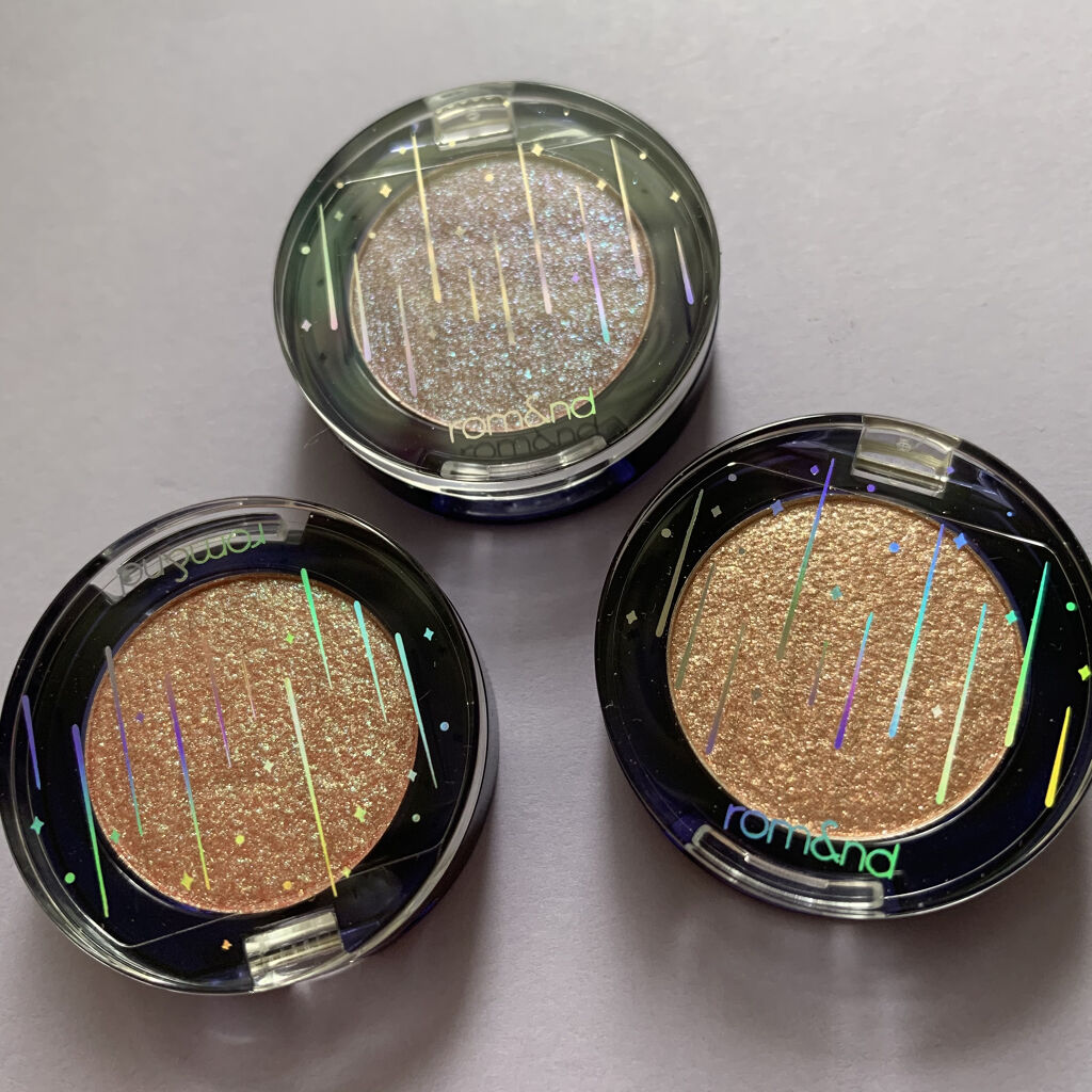 グリッター シャドウ カラー/rom&nd/グリッターを使ったクチコミ（2枚目）