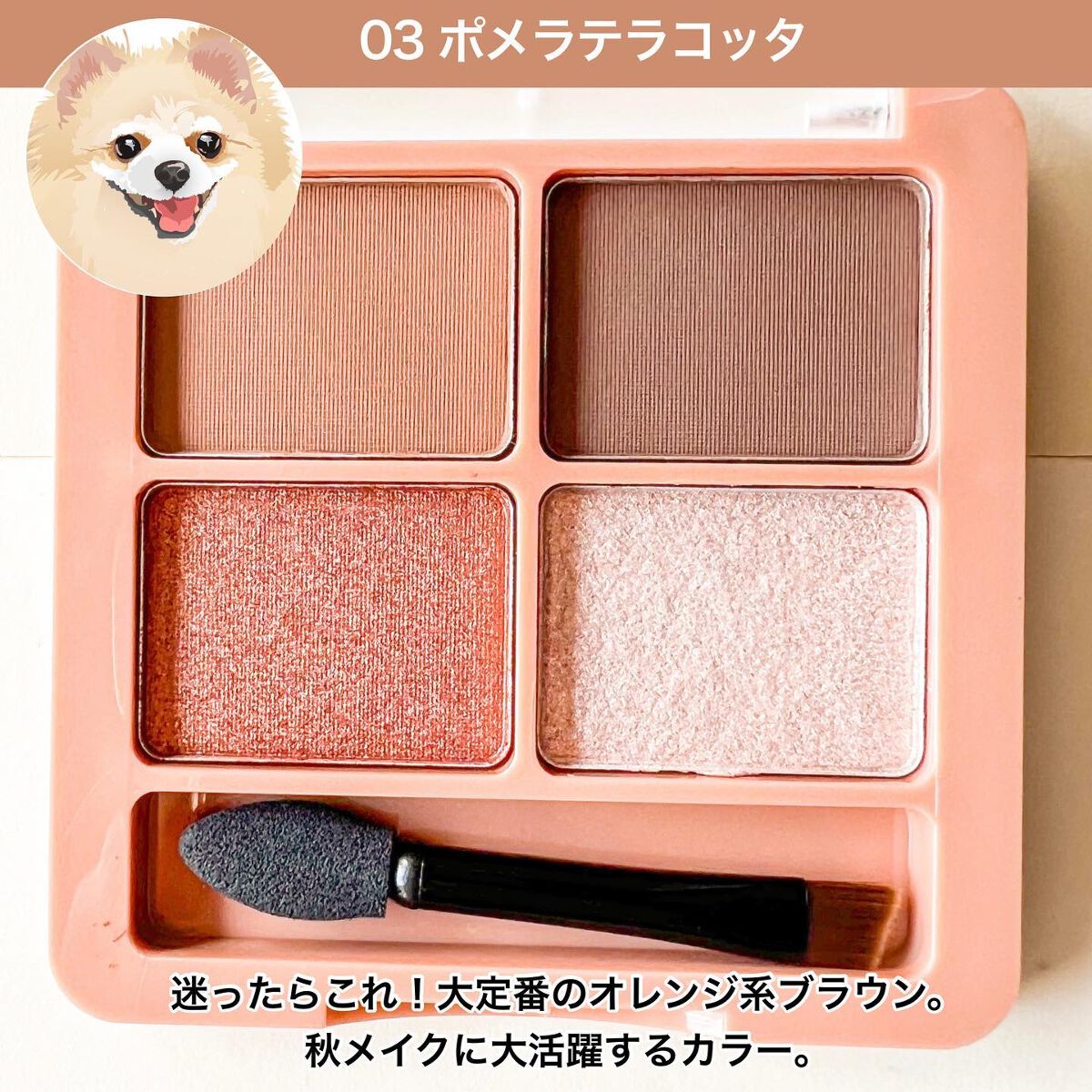 わんだふるアイカラー/KIREI FACTORY/アイシャドウパレットを使ったクチコミ(7枚目)