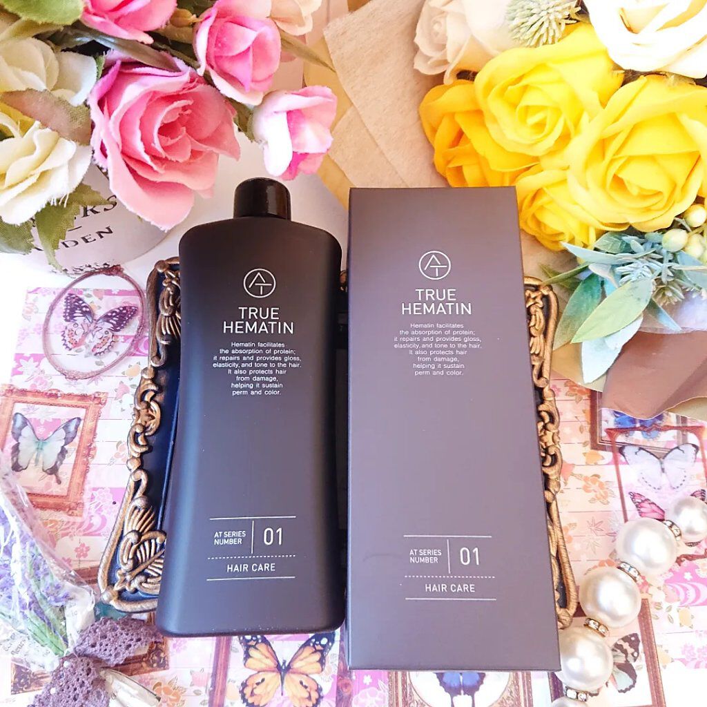 トゥルーヘマチン/AT(アット)/洗い流すヘアトリートメントを使ったクチコミ（1枚目）