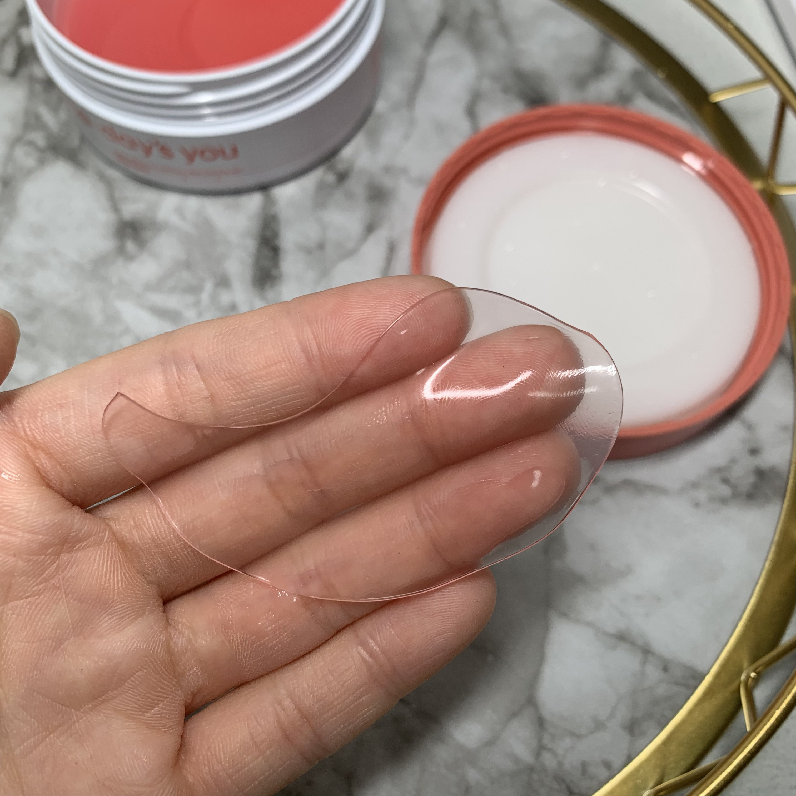 コラーゲンハイドロゲルアイパッチ/One-day's you/アイケア・アイクリームを使ったクチコミ（3枚目）