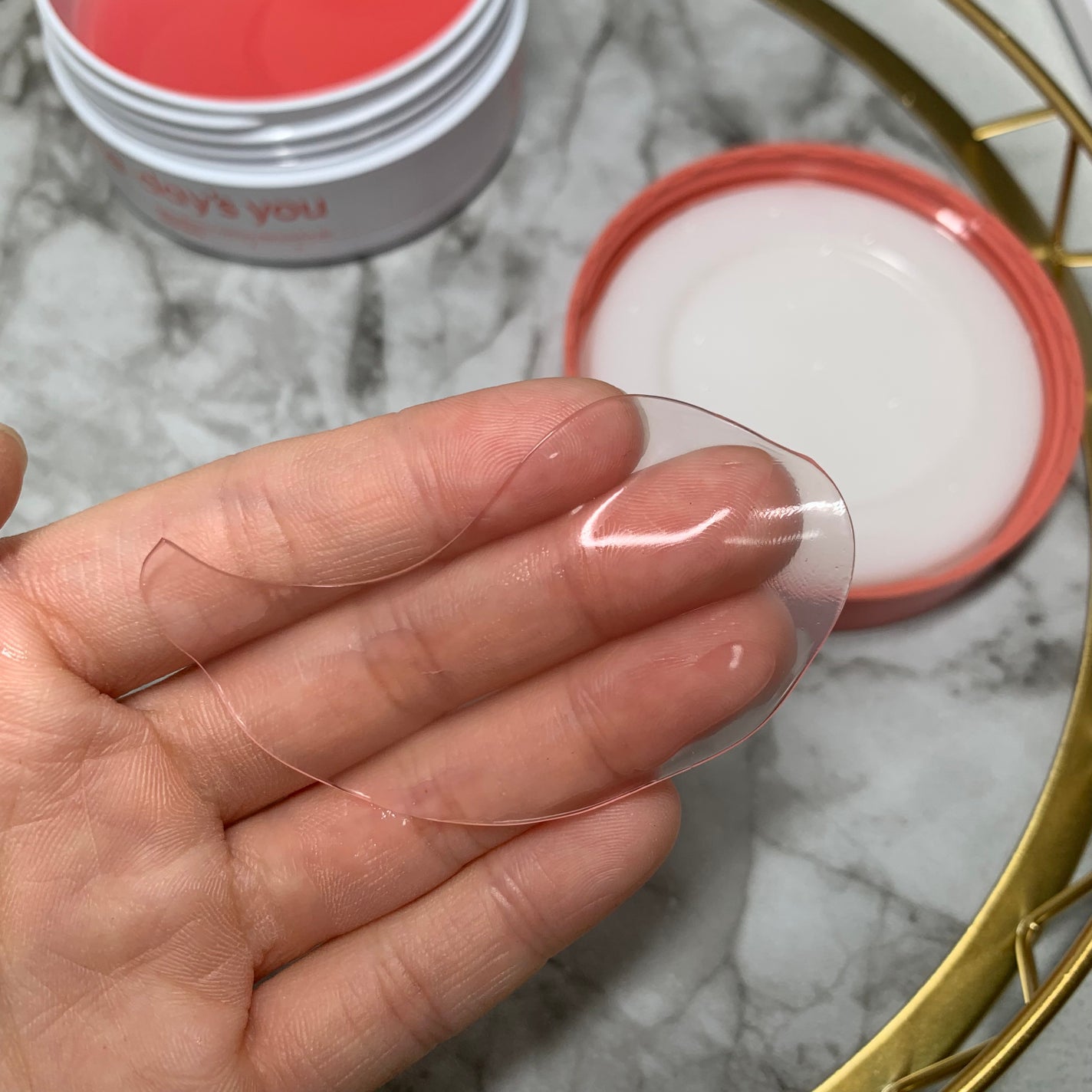 コラーゲンハイドロゲルアイパッチ/One-day's you/アイケア・アイクリームを使ったクチコミ(3枚目)