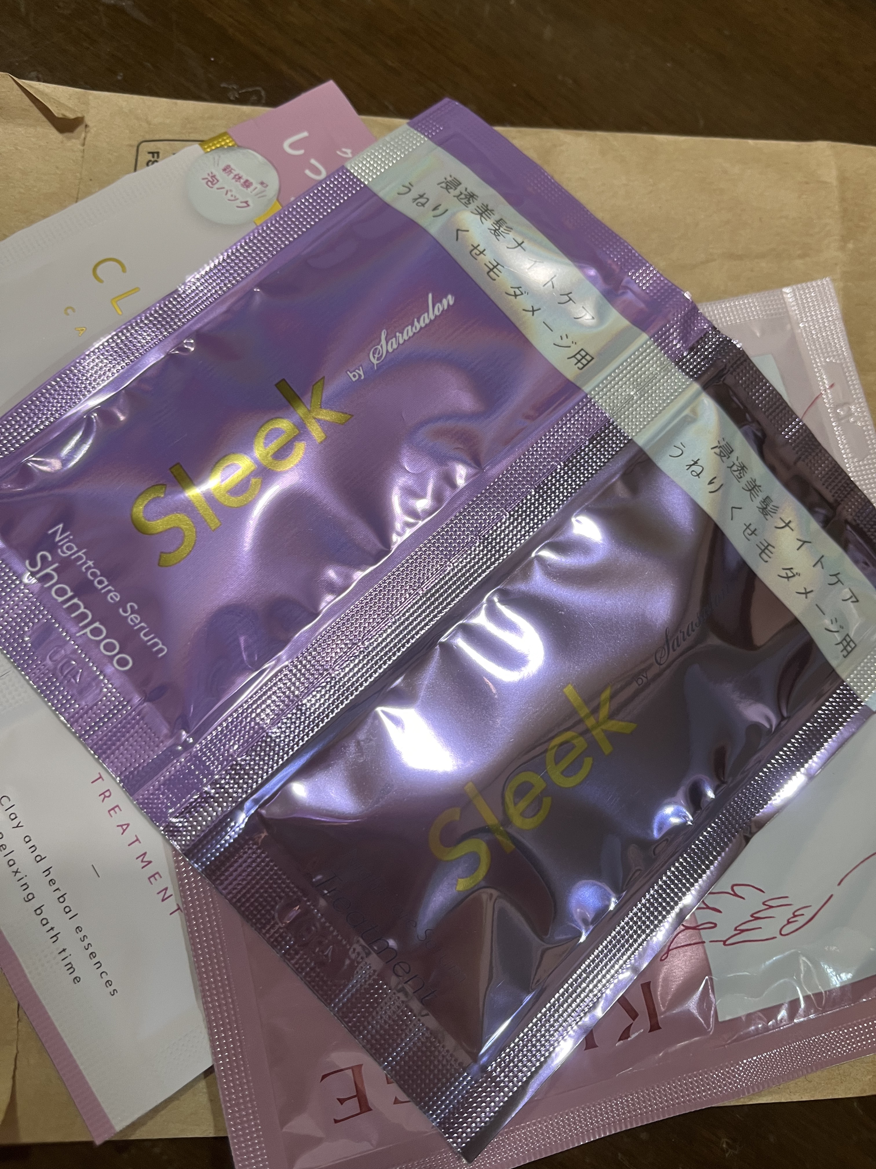 スリークバイサラサロン ナイトケアセラム シャンプー/トリートメント 10mL＋10mL/スリーク by サラサロン/市販シャンプーを使ったクチコミ（1枚目）