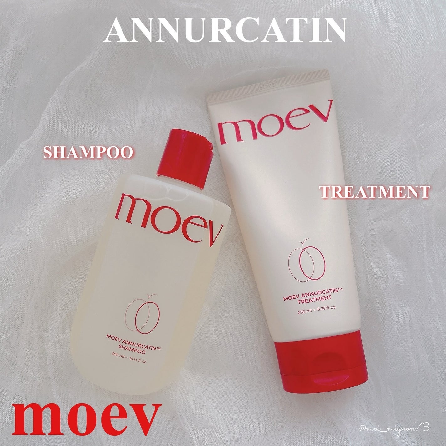 モエブ アヌカチン シャンプー/トリートメント/moev/市販シャンプーを使ったクチコミ(1枚目)