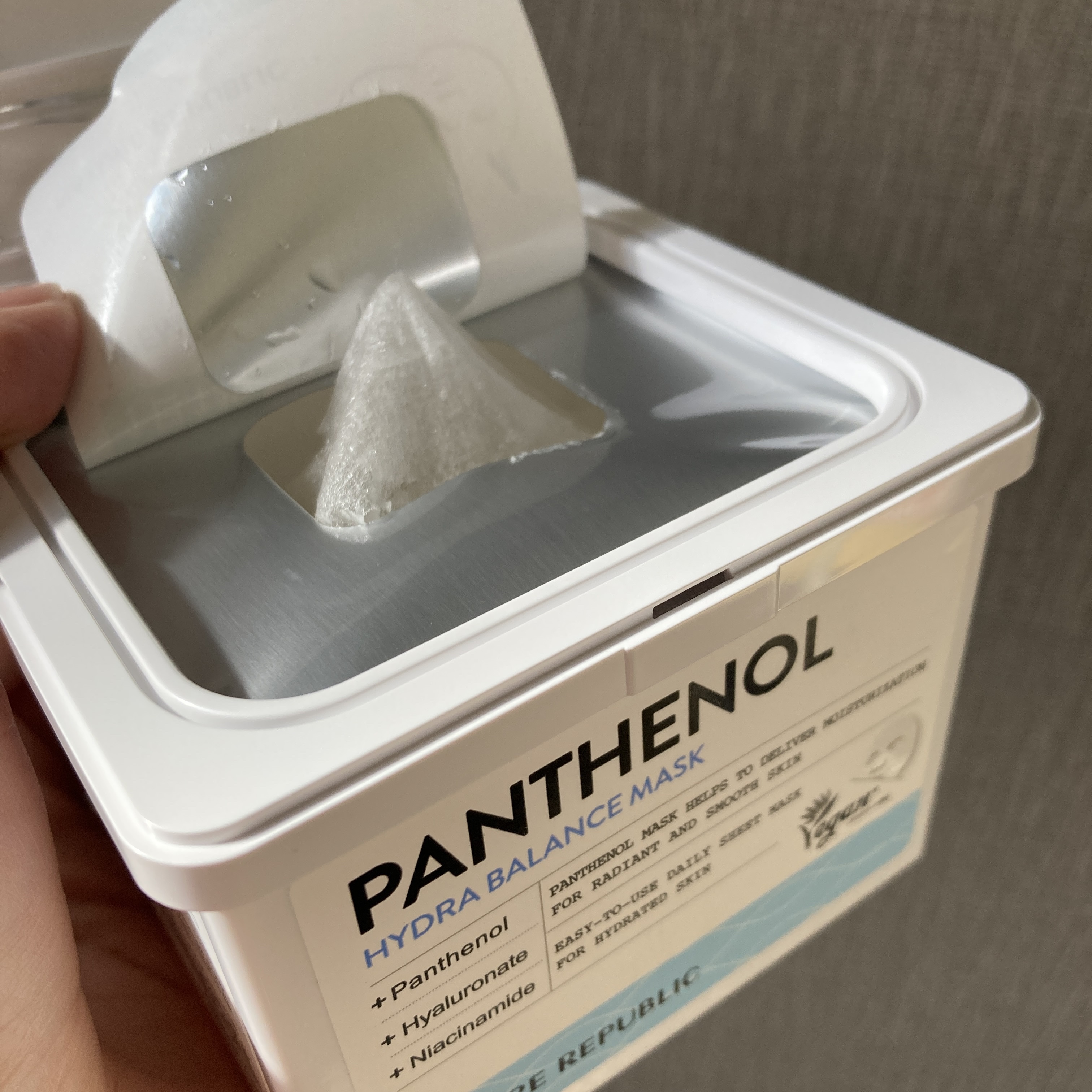 キューブマスク パンテノール/ネイチャーリパブリック/シートマスク・パックを使ったクチコミ（3枚目）