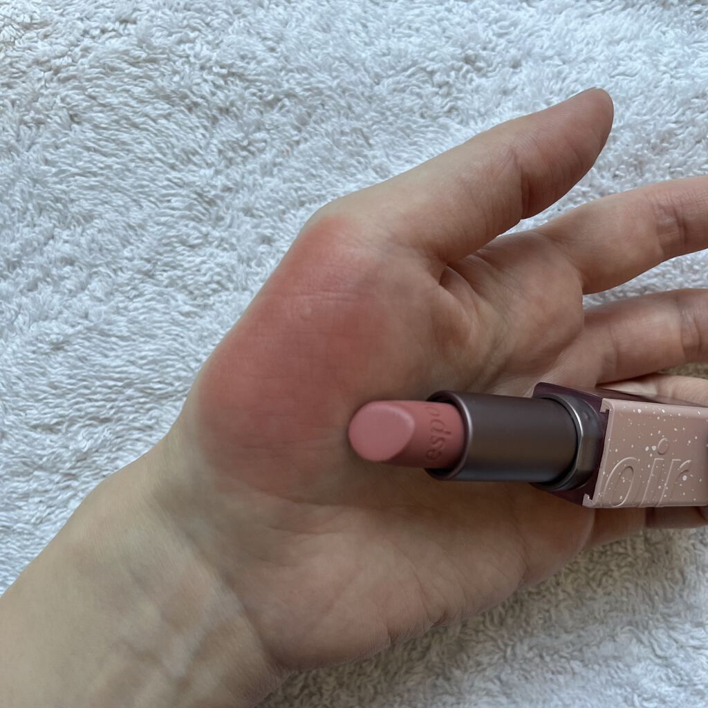 ノーウェアベルベット ウォッシュドピンク/espoir/口紅を使ったクチコミ（2枚目）