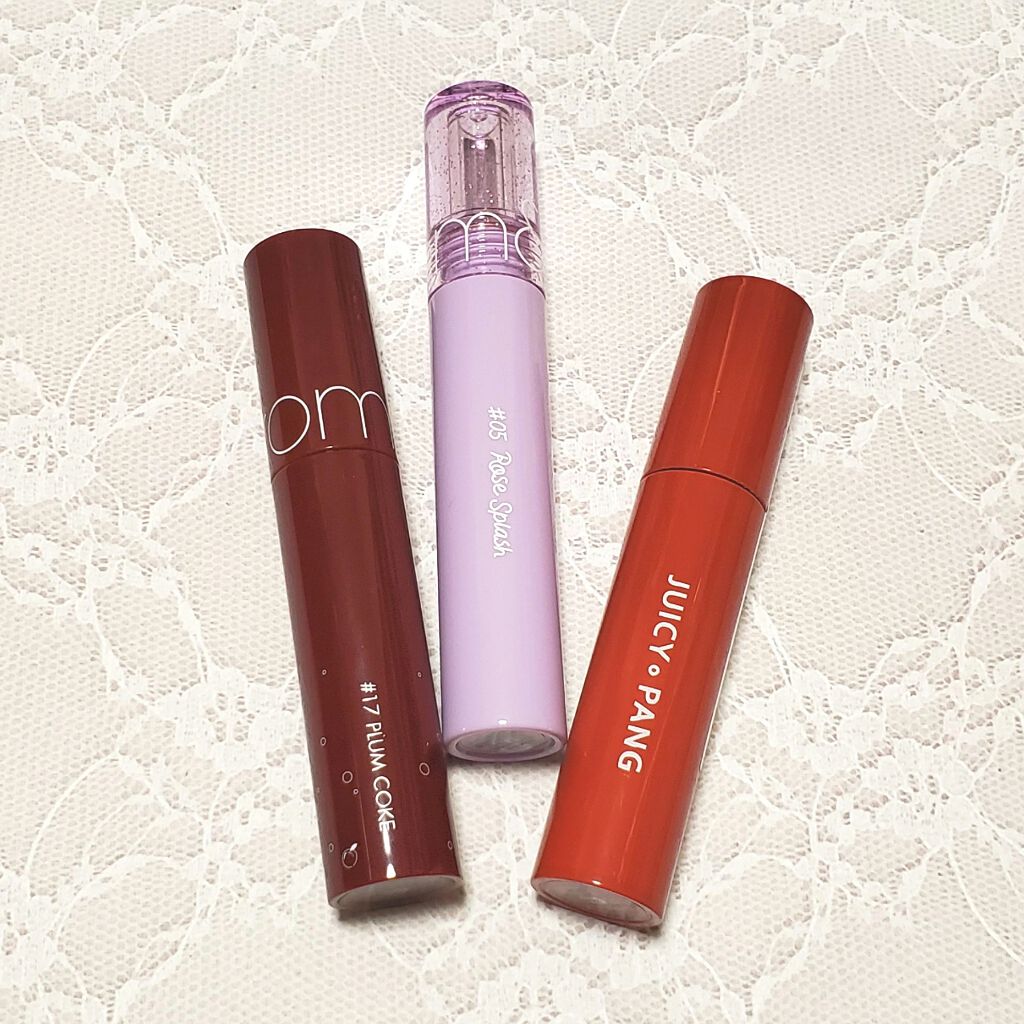 ジューシーラスティングティント/rom&nd/リップティントを使ったクチコミ（1枚目）