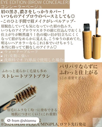 エテュセ アイエディション(ブロウコンシーラー)/ettusais/その他アイブロウを使ったクチコミ(2枚目)