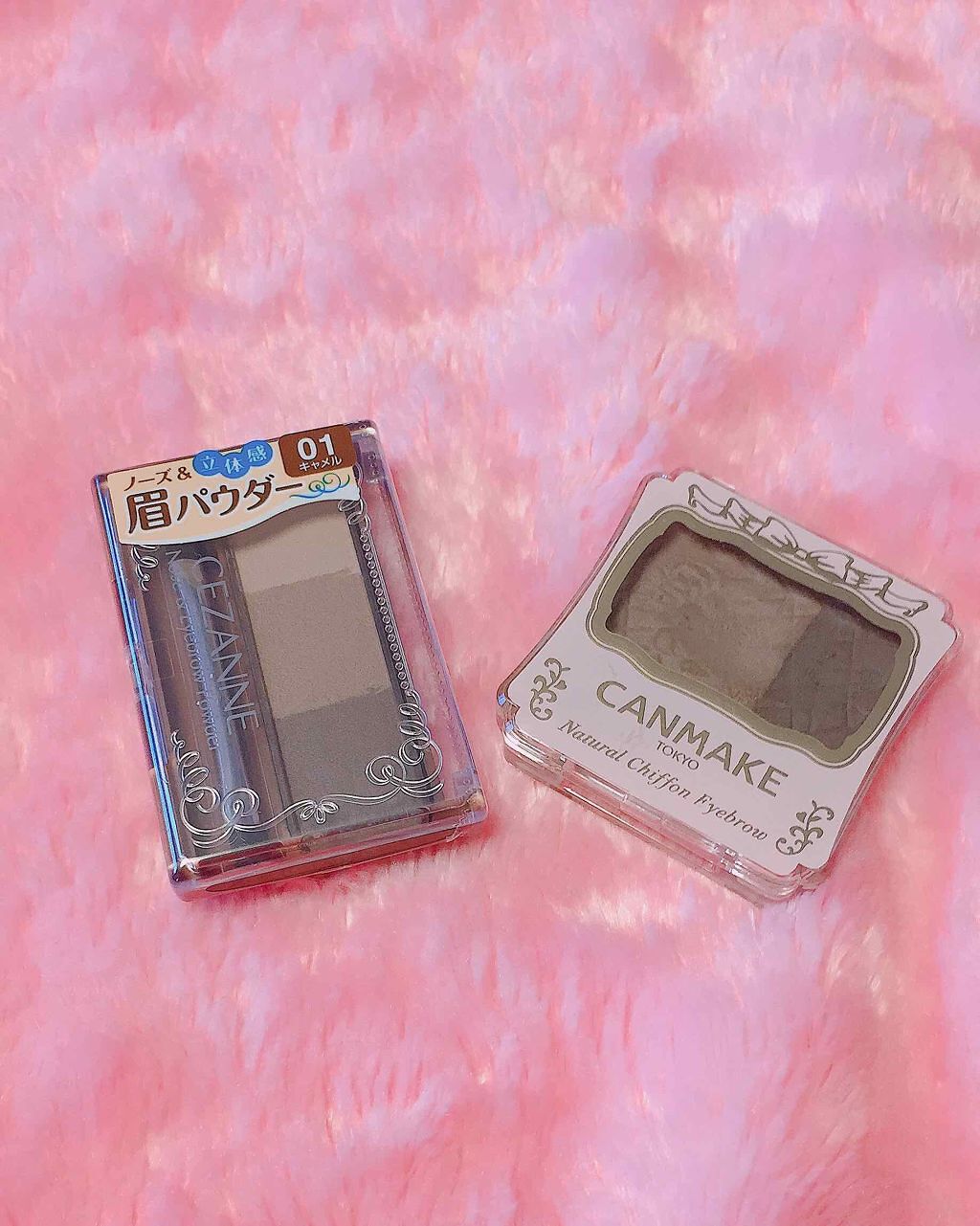 ナチュラルシフォンアイブロウ/キャンメイク/パウダーアイブロウを使ったクチコミ(1枚目)