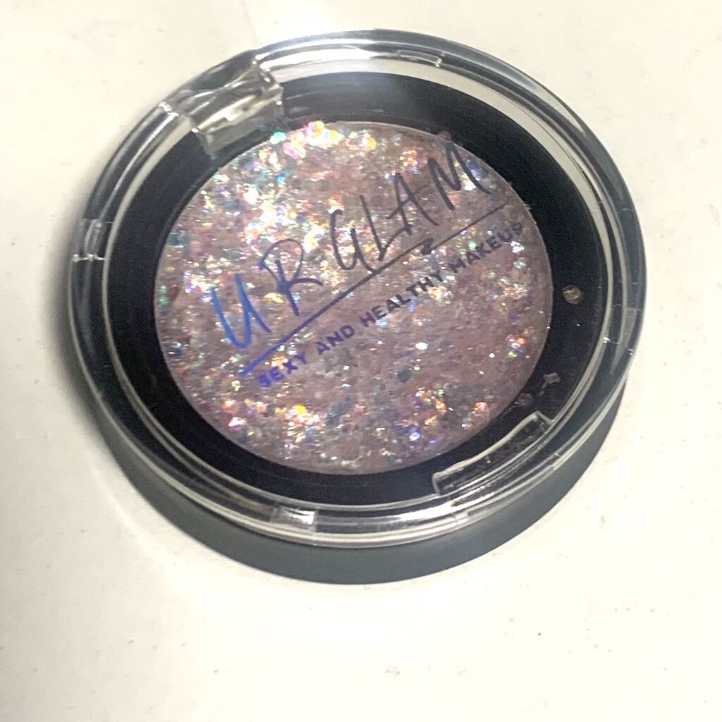 URGLAM　GLITTER GEM クリアパープル/U R GLAM/ジェル・クリームチークを使ったクチコミ（1枚目）