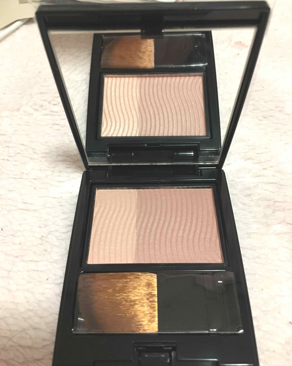 ミネラルプレストチーク/エトヴォス/パウダーチークを使ったクチコミ（2枚目）