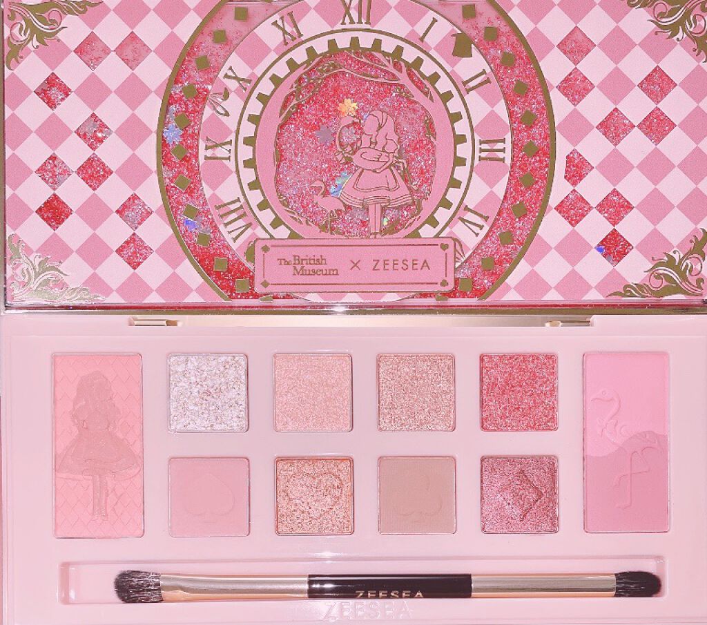 アリスドリームランドシリーズ 12色アイシャドウパレット（ZEESEA×大英博物館）/ZEESEA/アイシャドウパレットを使ったクチコミ（2枚目）