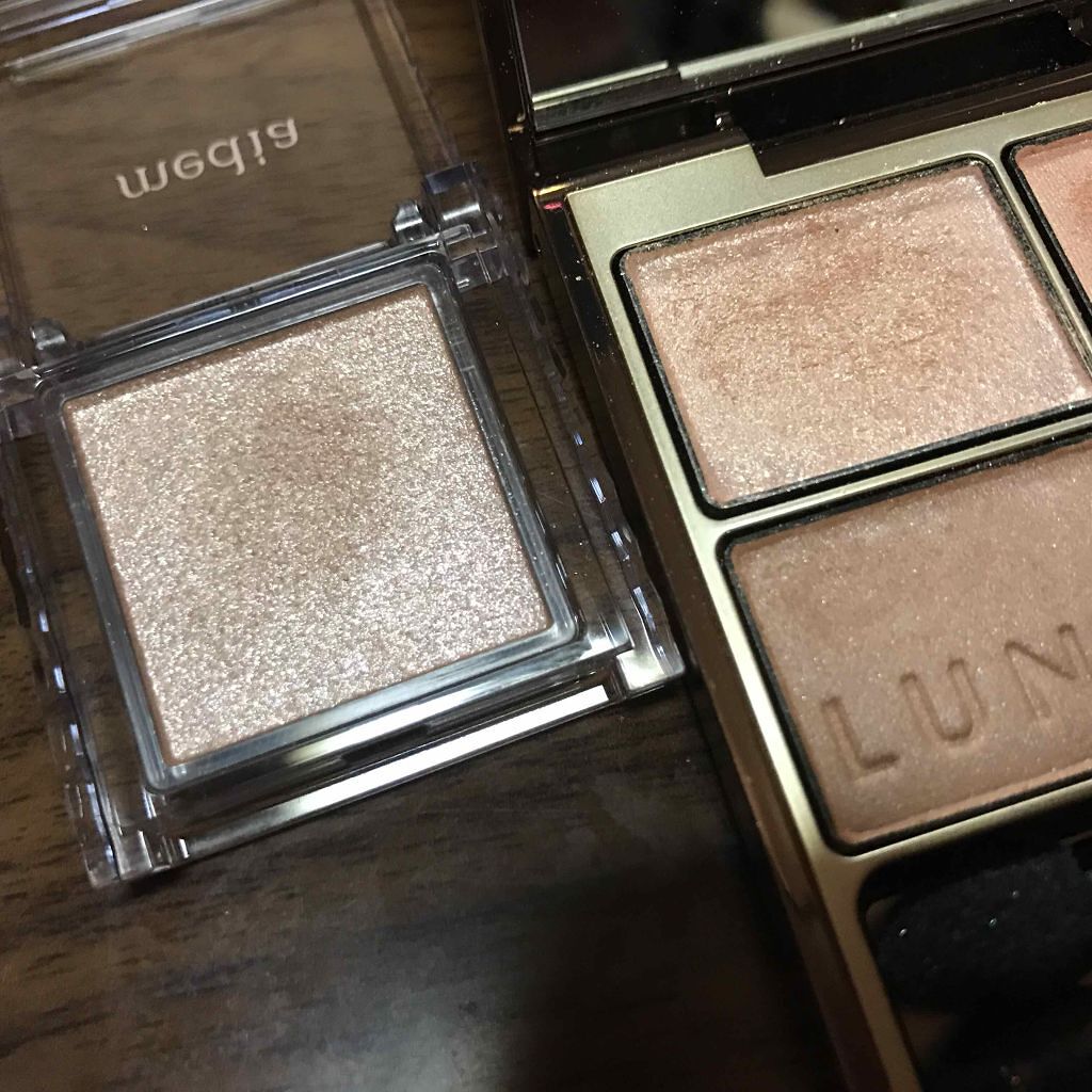 ブライトアップアイシャドウ/media/単色アイシャドウを使ったクチコミ（3枚目）