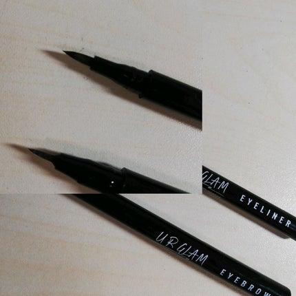 UR GLAM LIQUID EYELINER/U R GLAM/リキッドアイライナーを使ったクチコミ(2枚目)