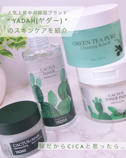 カクタス87%鎮静トナー/YADAH/化粧水を使ったクチコミ(2枚目)