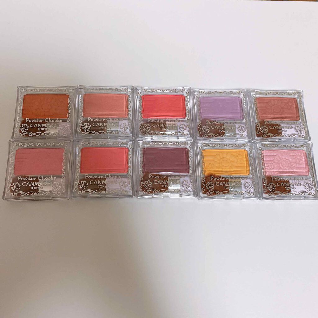 【旧品】パウダーチークス/キャンメイク/パウダーチークを使ったクチコミ(1枚目)