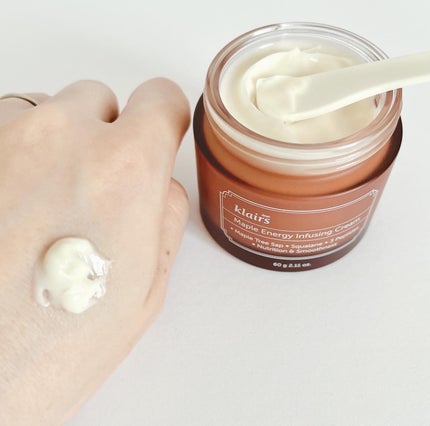 メープルエナジーインフュージングクリーム/Klairs/フェイスクリームを使ったクチコミ(6枚目)