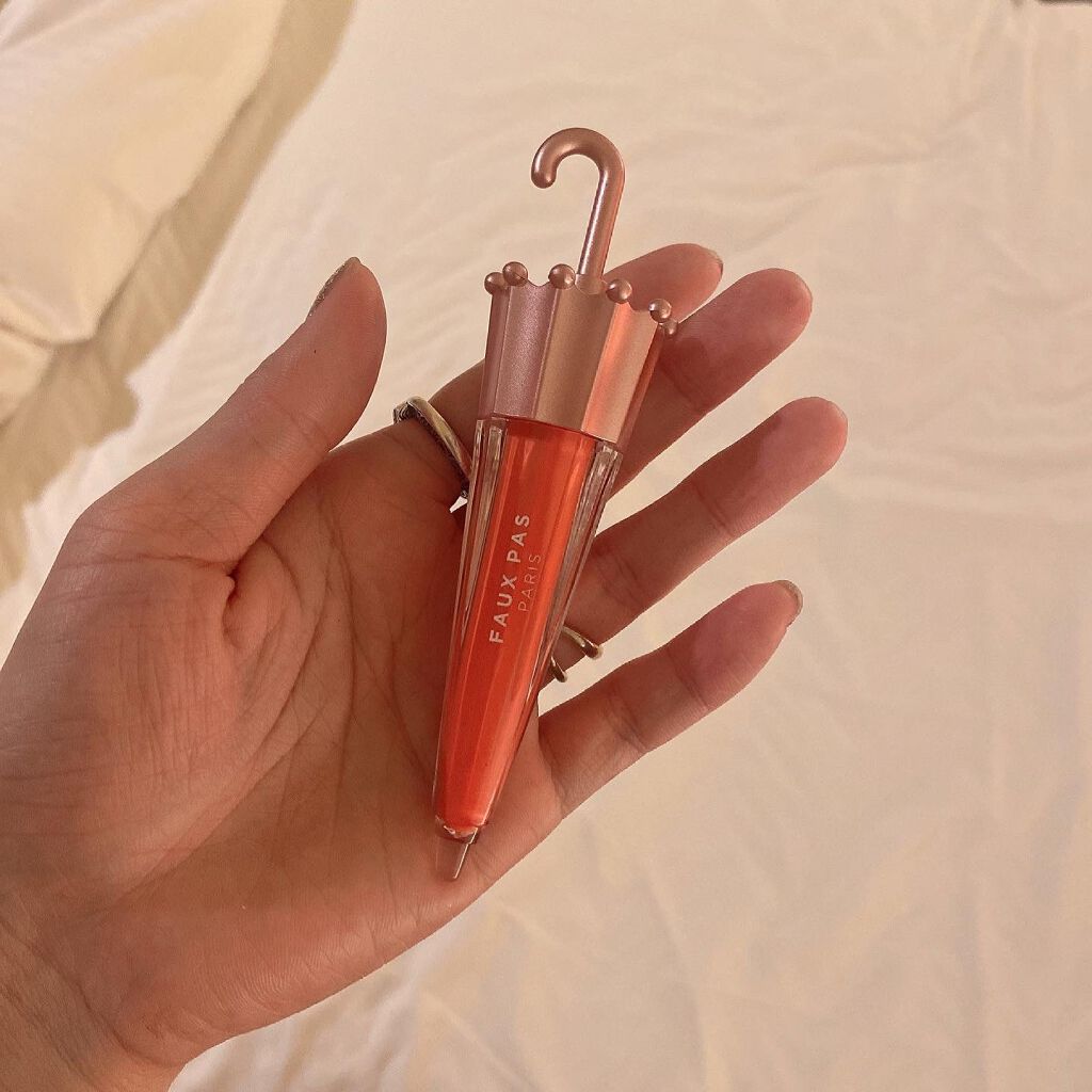 ウォーターアンブレラティント リップ/FAUX PAS PARIS/リップティントを使ったクチコミ（3枚目）