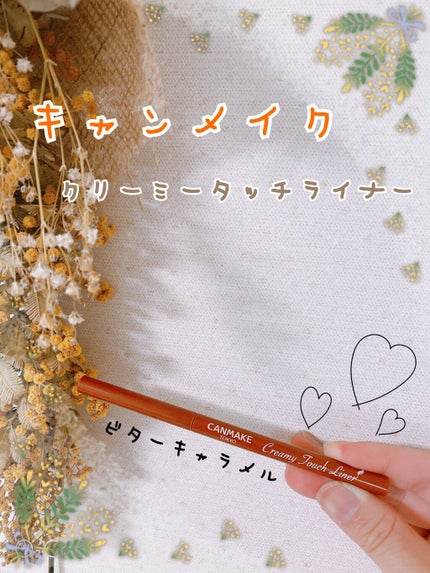 クリーミータッチライナー/キャンメイク/ジェルアイライナーを使ったクチコミ(1枚目)