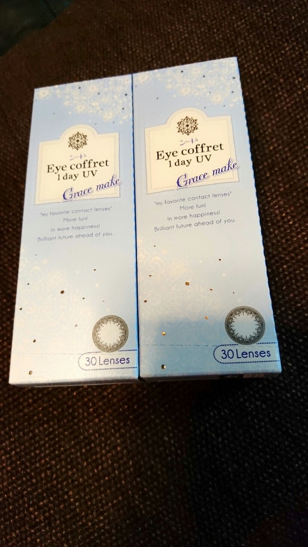 アイコフレ ワンデー UV/シード/ワンデー（１DAY）カラコンを使ったクチコミ（1枚目）