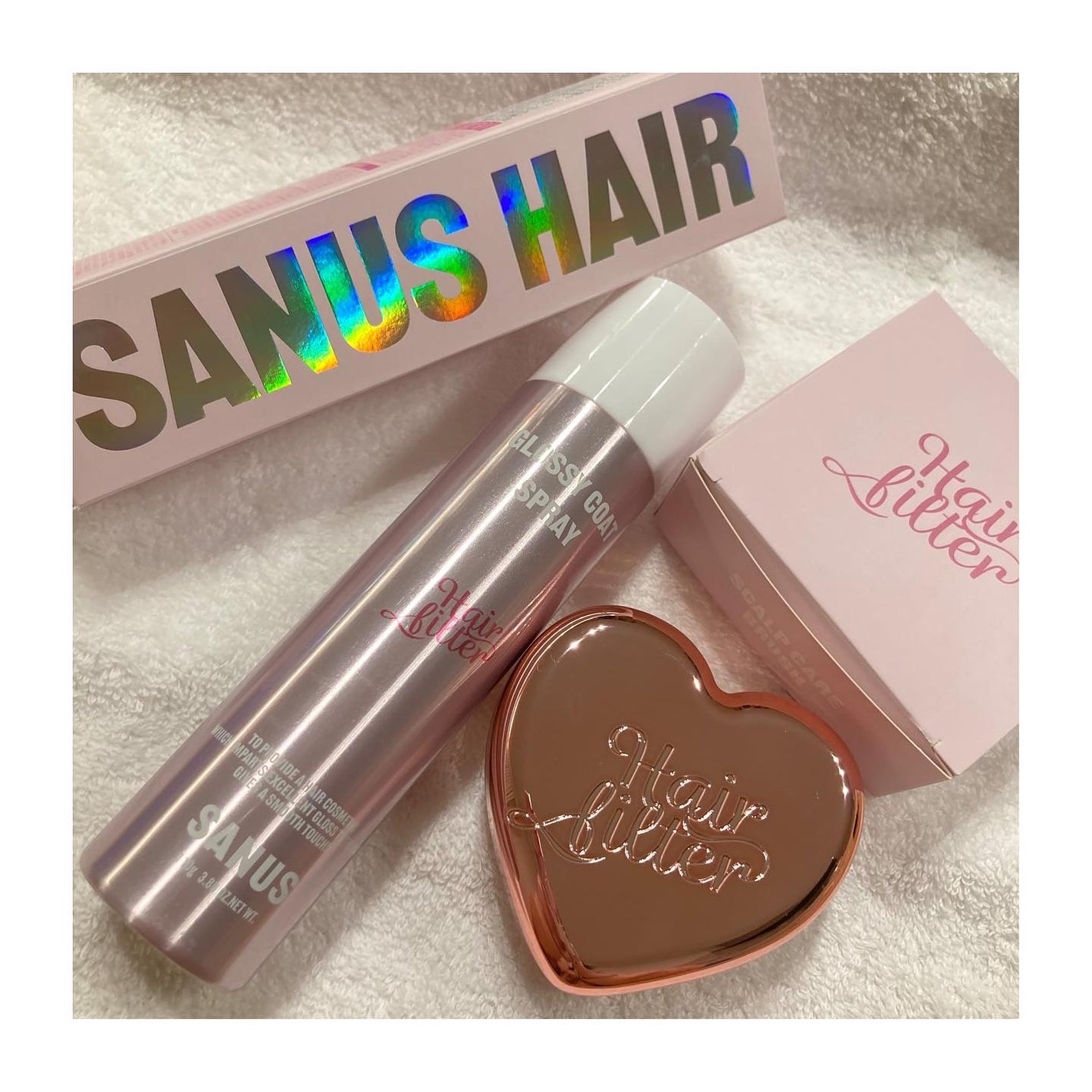 グロッシーコートスプレー/SANUS HAIR FILTER/ヘアスプレーを使ったクチコミ(1枚目)