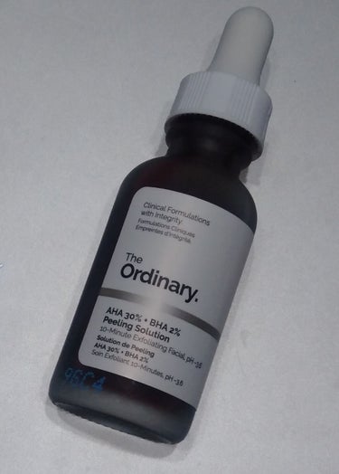 AHA 30% + BHA 2% Peeling Solution/The Ordinary/ピーリングを使ったクチコミ（1枚目）