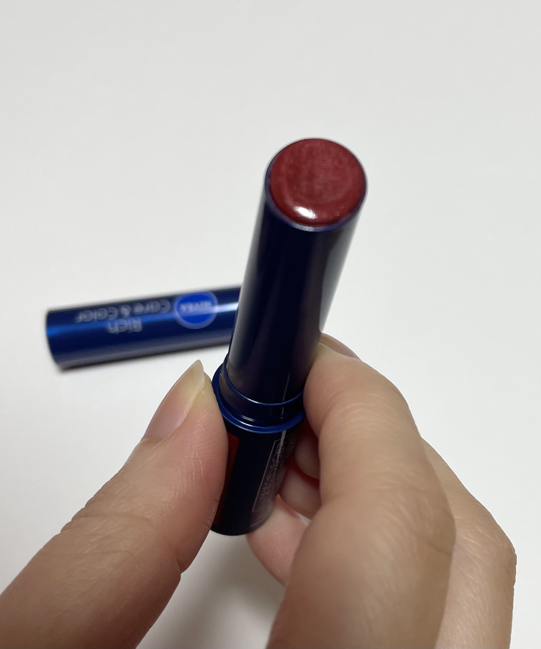 ニベア リッチケア＆カラーリップ/ニベア/リップクリームを使ったクチコミ（2枚目）