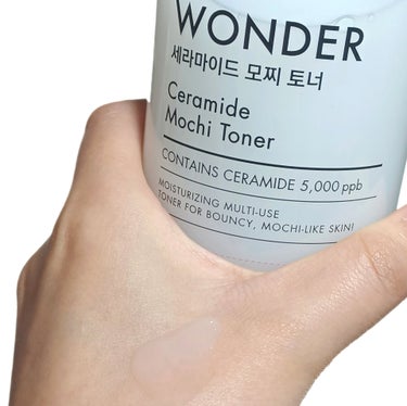 Wonder Ceramide Mochi Toner（トニーモリーワンダーCモチトナー）/TONYMOLY/化粧水を使ったクチコミ（3枚目）