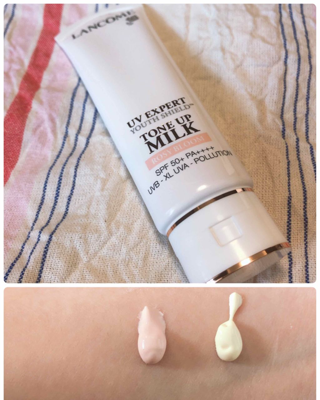 UV エクスペール トーン アップ ローズ/LANCOME/日焼け止め・UVケアを使ったクチコミ(1枚目)