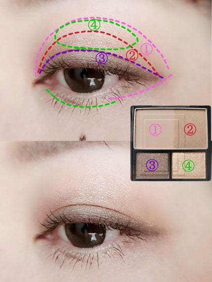 3Dプロデュースシャドウ/KATE/アイシャドウパレットを使ったクチコミ(4枚目)