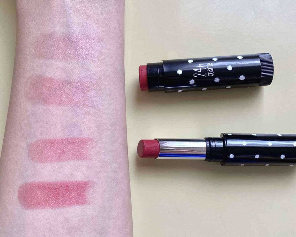 24 ミネラルアクアルージュ/24h cosme/口紅を使ったクチコミ（2枚目）