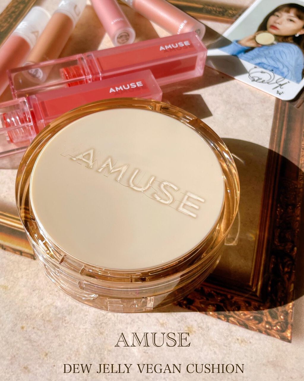 デュージェリーヴィーガンクッション/AMUSE/クッションファンデーションを使ったクチコミ(1枚目)
