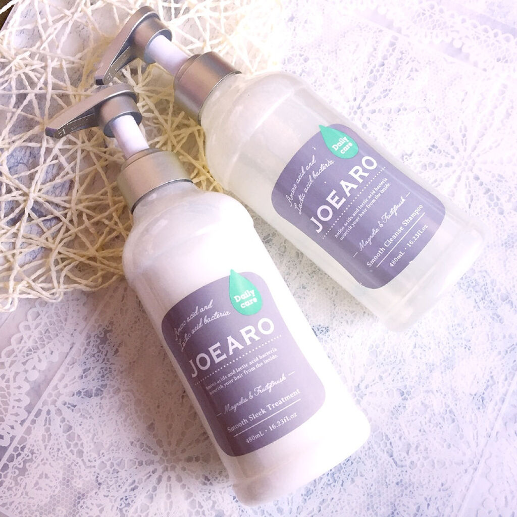 スムースクレンズシャンプー／スムーススリークトリートメント/JOEARO/市販シャンプーを使ったクチコミ（1枚目）