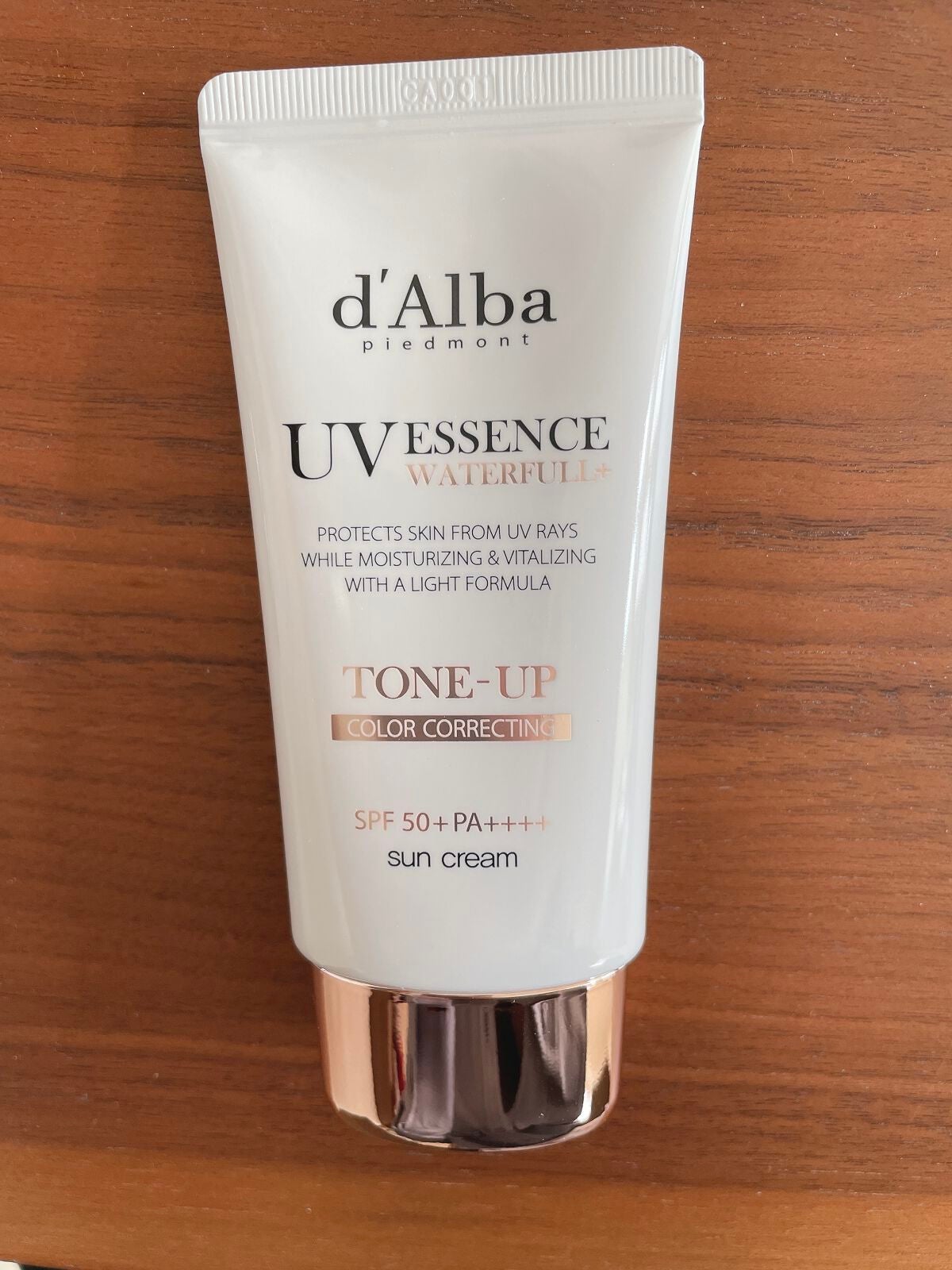 ウォータフルトーンアップサンクリーム/ダルバ/日焼け止めクリームを使ったクチコミ(1枚目)