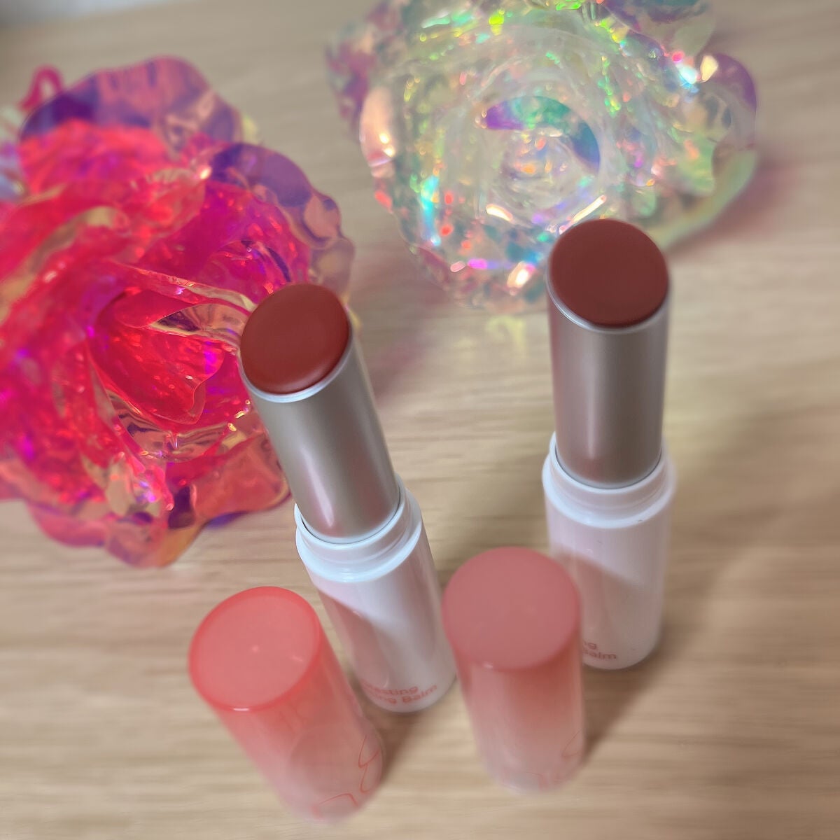 グラスティングメルティングバーム/rom&nd/リップバームを使ったクチコミ(2枚目)