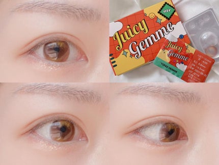 Juicy Gemme/otr/カラーコンタクトレンズを使ったクチコミ(3枚目)