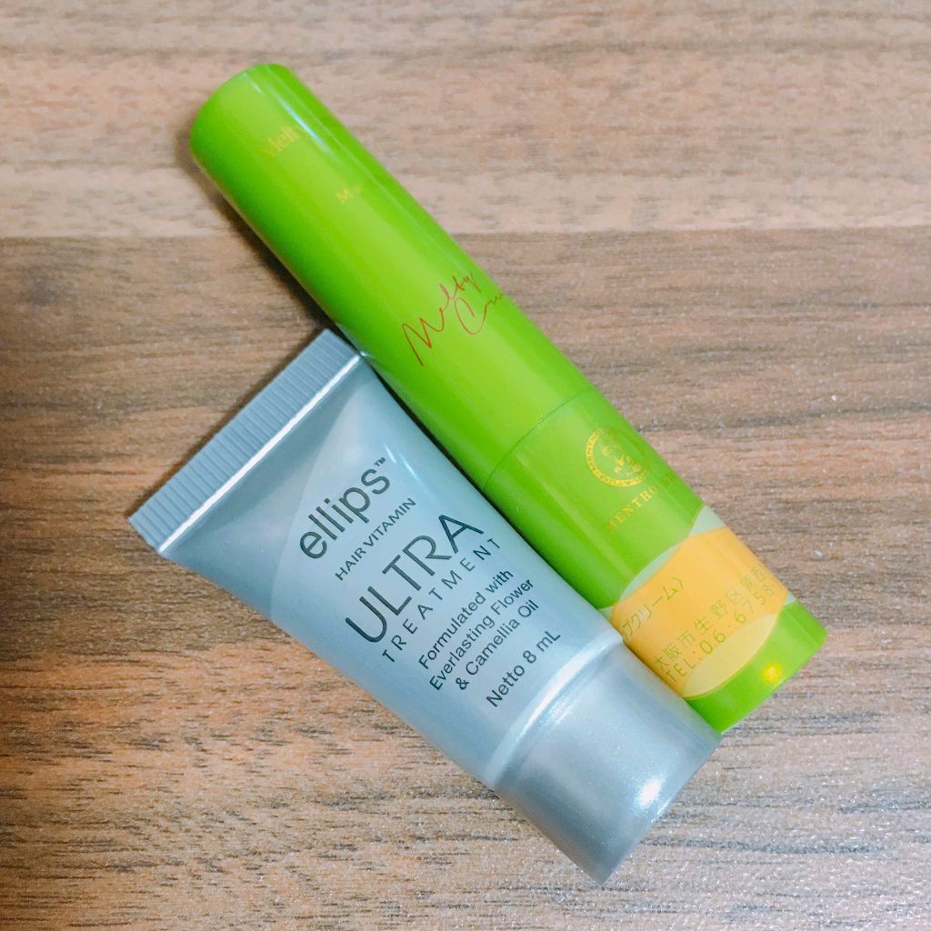 ヘアーオイル【シャイニーブラック】/ellips/ヘアオイルを使ったクチコミ(2枚目)