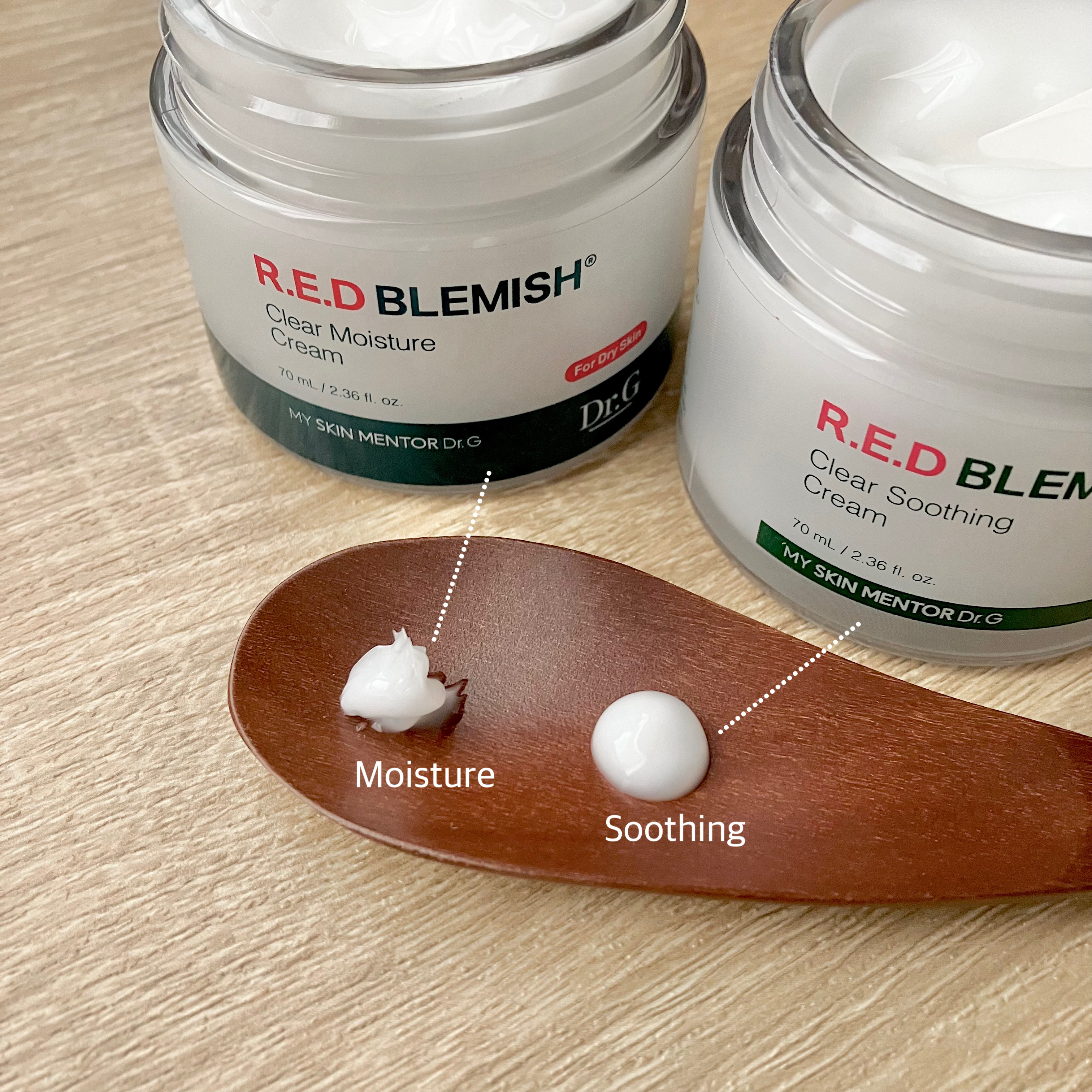 レッドブレミッシュ クリアモイスチャークリーム/Dr.G/フェイスクリームを使ったクチコミ（2枚目）