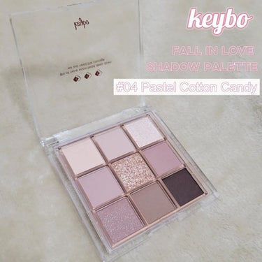 KEYBO FALL IN LOVE SHADOW PALETTE/keybo/パウダーアイシャドウを使ったクチコミ（2枚目）