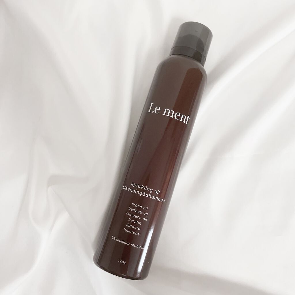 ルメント スパークリングオイル クレンジング&シャンプー/Le ment/市販シャンプーを使ったクチコミ（1枚目）