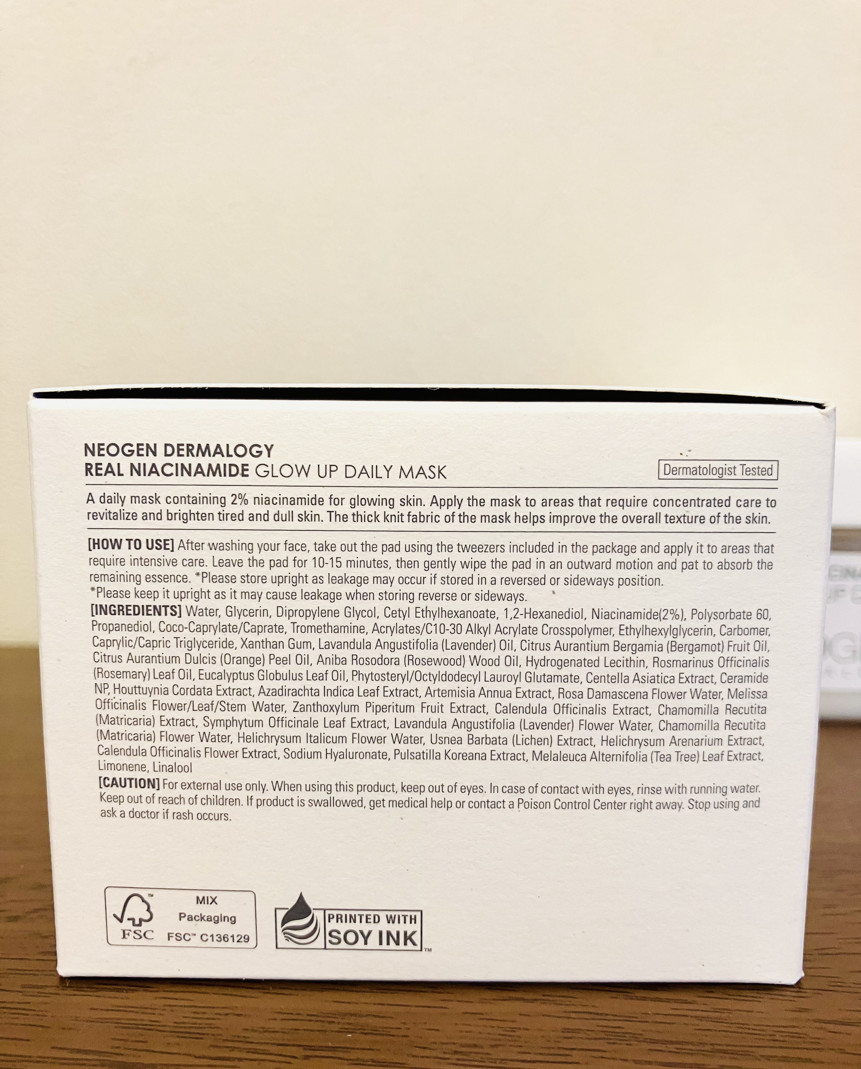 リアルナイアシンアミドグローアップデイリーマスク/NEOGEN/その他スキンケアを使ったクチコミ（3枚目）